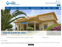 Tablet Screenshot of clinicanovo.es